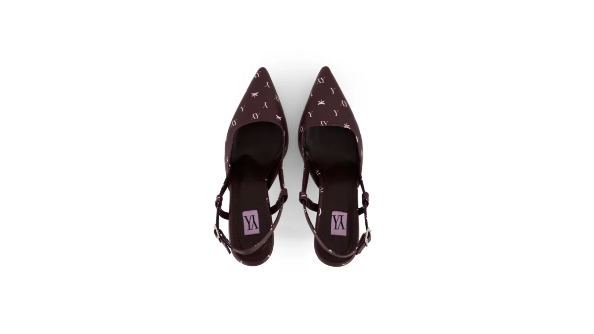 YASOOB PRINT HEELS MAROON (1)